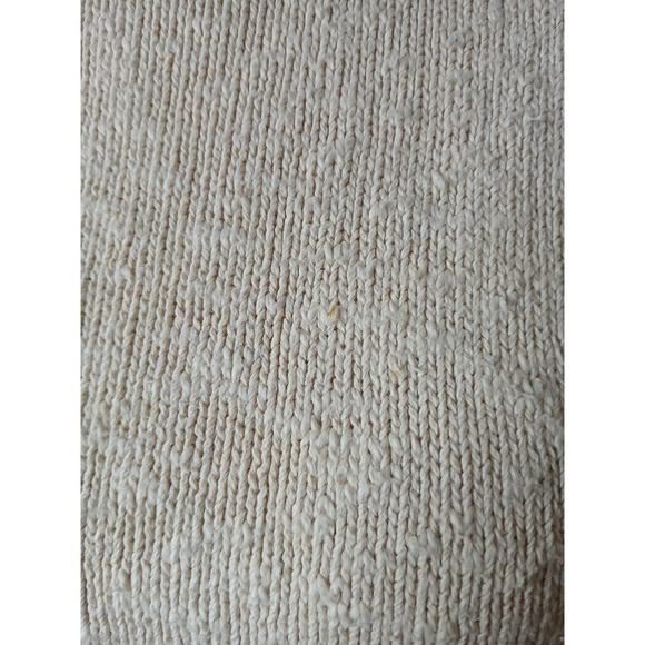 J Crew Womens Sweater Size Medium Beige Ivory  Round  Neck Long Sleeve - Picture 12 of 16